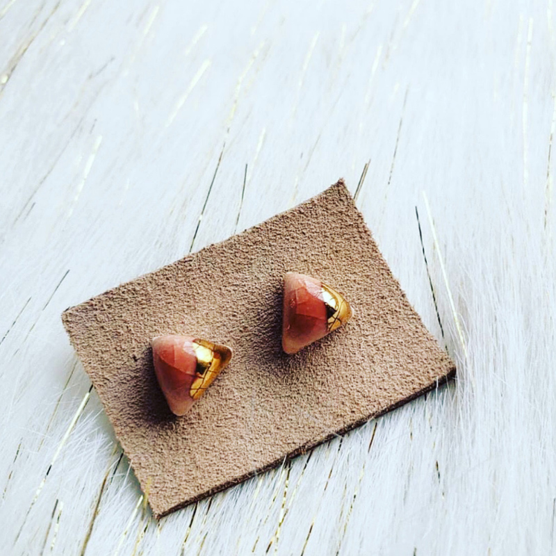 Hidden Talents - Earrings on Cardboard