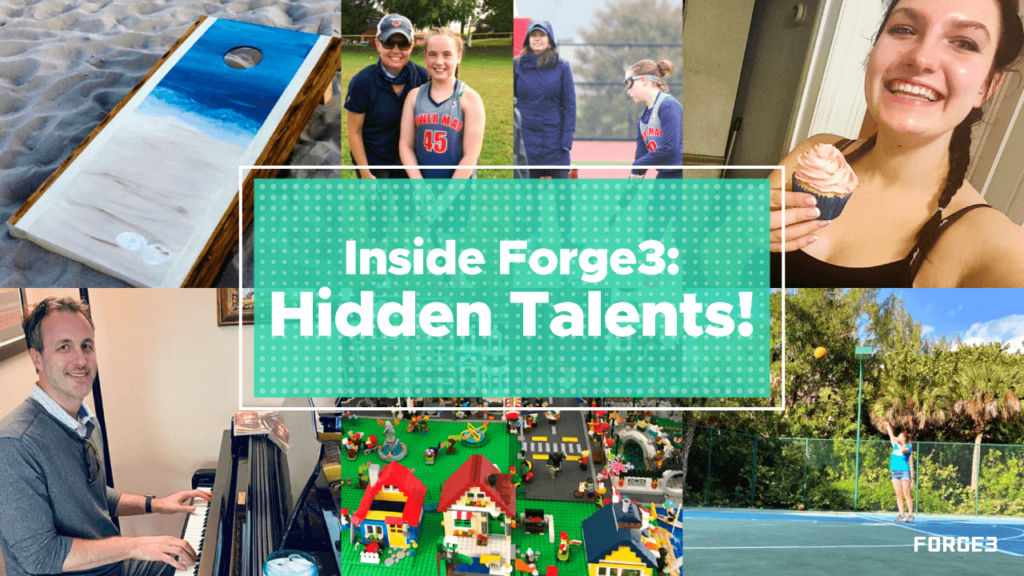 Inside Forge3 - Hidden Talents - Collage of Team Doing Activities