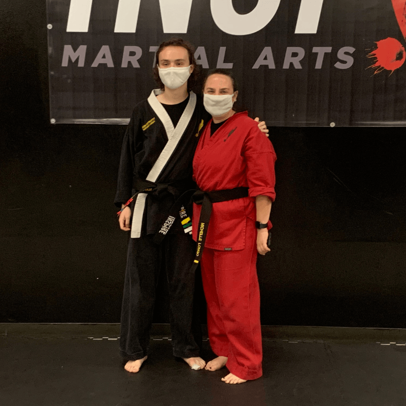 Best of 2021 - Michelle and Her Son in Martial Arts Uniforms