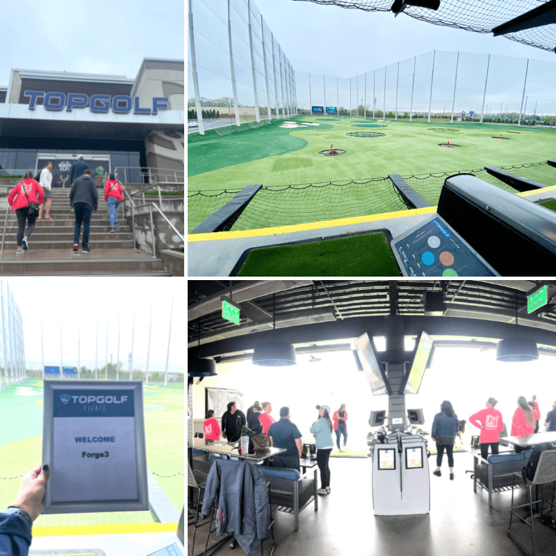 Inside Forge3 - Top Golf Arrival